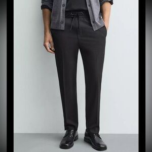 Zara Comfort Jogger Waist Pants, Size M